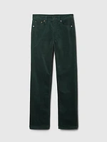 High Rise Velvet '90s Straight Pants