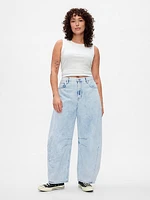 High Rise Horseshoe Jeans