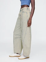 High Rise Horseshoe Jeans