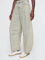 High Rise Horseshoe Jeans