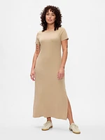 Modern Rib Maxi T-Shirt Dress