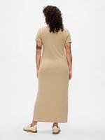 Modern Rib Maxi T-Shirt Dress