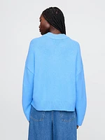 CashSoft Oversized V-Neck Sweater