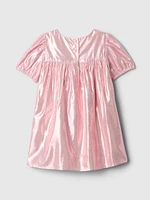 Baby & Toddler Metallic Bow Dress