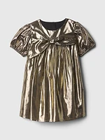 babyGap Metallic Bow Dress