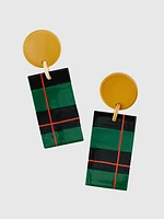 Winter Plaid Earrings