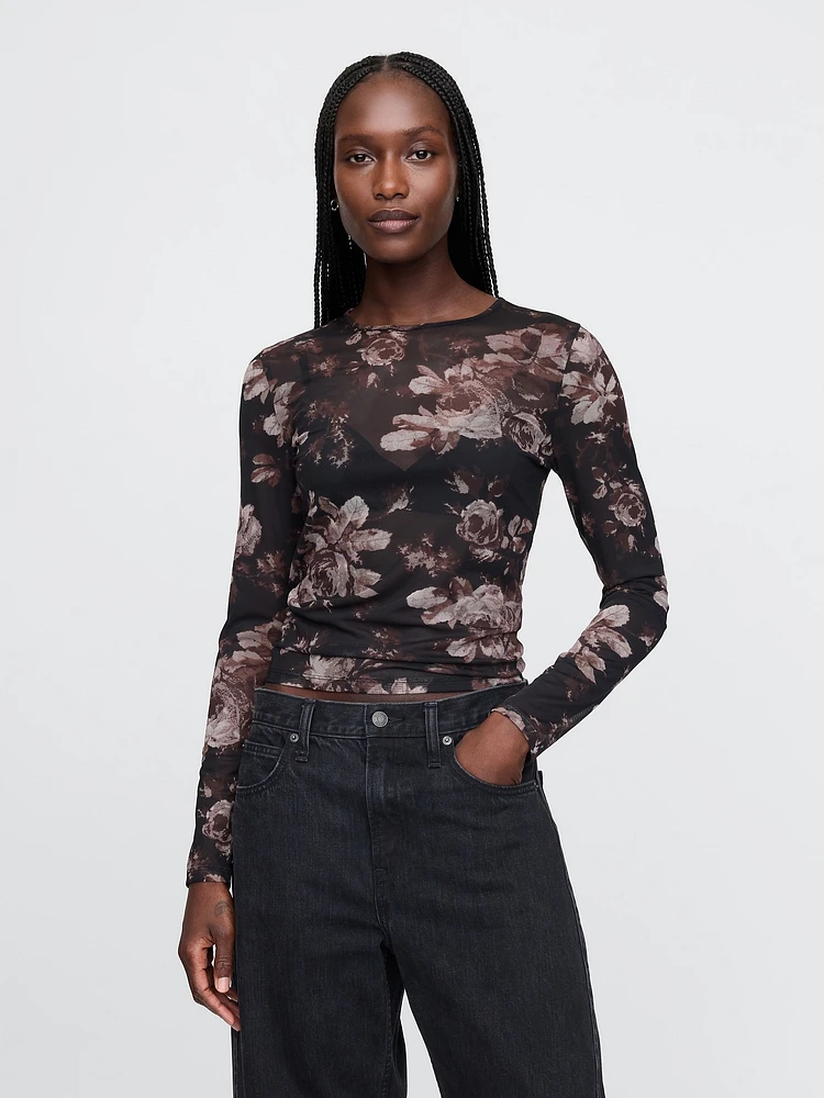 Sheer Mesh Shirt