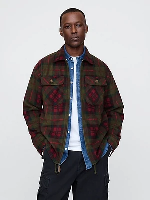 Plaid Shirt Jacket