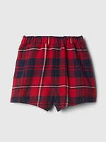 babyGap Pleated Plaid Wrap Skort