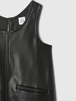 babyGap Vegan Leather Jumper Dress