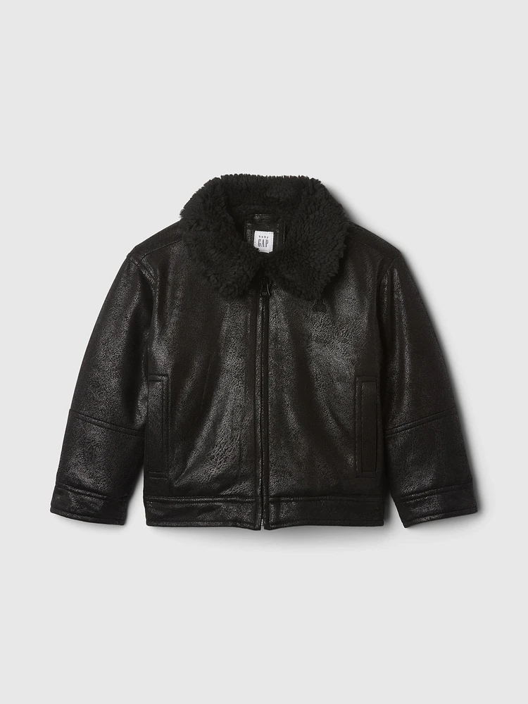 babyGap Cozy Vegan Suede Jacket