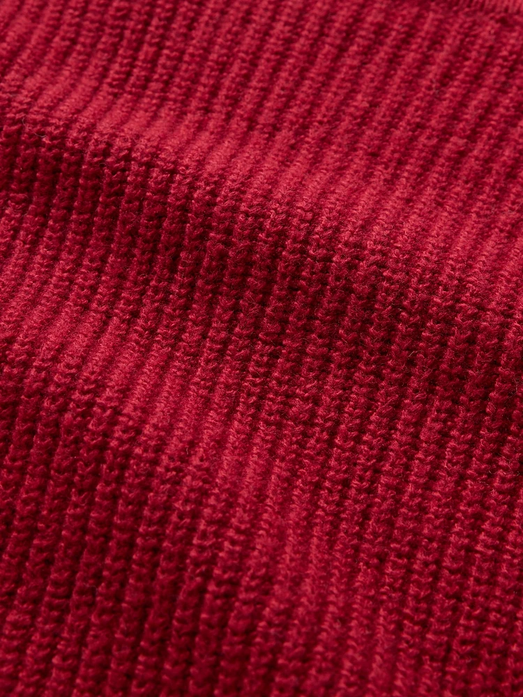 CashSoft Rib Turtleneck Mini Sweater Dress