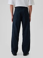 Double-Knee Canvas Utility Baggy Jeans