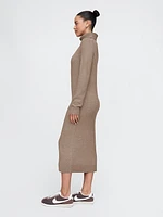 CashSoft Turtleneck Maxi Sweater Dress