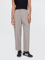 365 High Rise Brushed Twill Pleated Taper Trousers