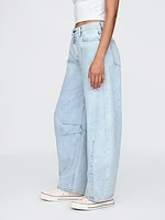 High Rise Horseshoe Jeans