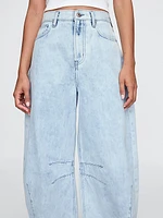 High Rise Horseshoe Jeans