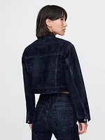 Cropped Icon Denim Jacket