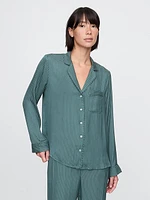 Satin PJ Shirt