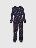 Kids Organic Cotton Henley PJ Set