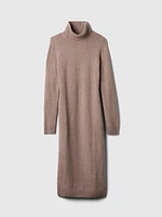 CashSoft Turtleneck Maxi Sweater Dress