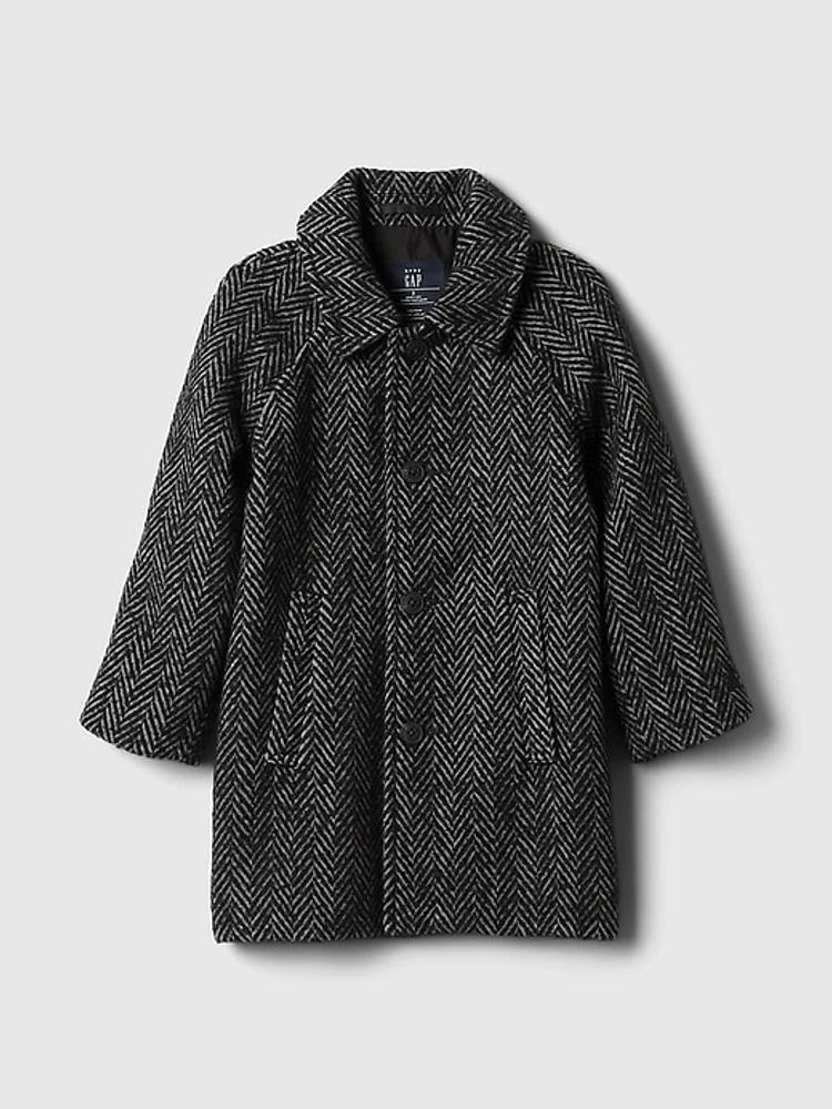 Baby & Toddler Herringbone Tweed Topcoat