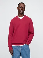 CashSoft V-Neck Sweater