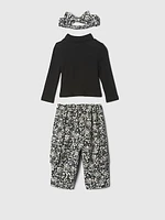 Baby Floral Corduroy Pant Set