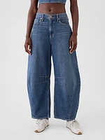 High Rise Horseshoe Jeans