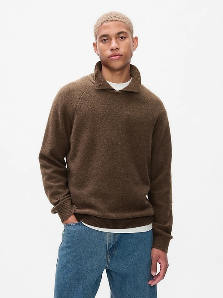 CashSoft Polo Sweater