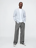 365 Wool-Blend Relaxed Trousers