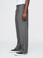 365 Wool-Blend Relaxed Trousers