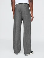 365 Wool-Blend Relaxed Trousers