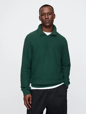 CashSoft Polo Sweater