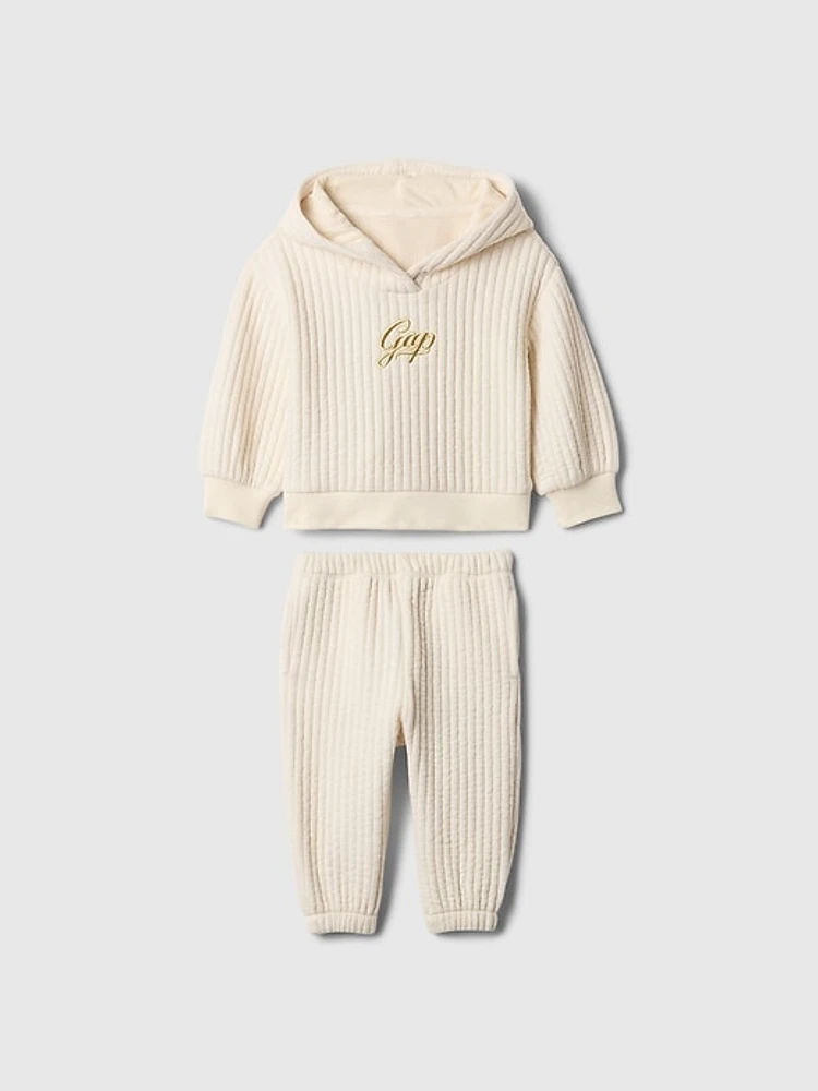 babyGap Wide Rib Logo Outfit Set