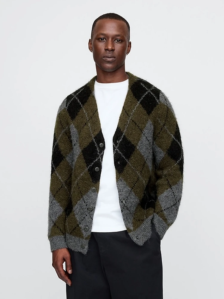 Argyle Cardigan