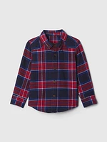 Baby & Toddler Organic Cotton Flannel Shirt