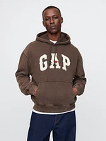 Oversized Western Logo Hoodie