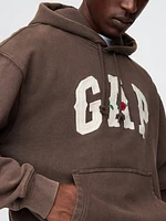 Oversized Western Logo Hoodie