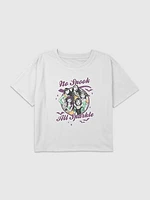 Kids Disney Princess Spook and Sparkle Graphic Boxy Crop Tee