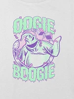 Kids The Nightmare Before Christmas Oogie Boogie Graphic Boxy Crop Tee