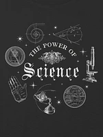 Kids Power of Science Graphic Boxy Crop Tee