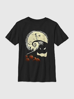 Kids The Nightmare Before Christmas Spiral Hill Graphic Tee