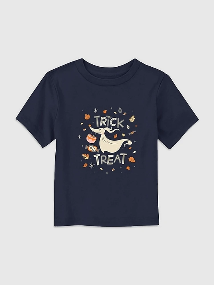 Toddler The Nightmare Before Christmas Trick or Treat Zero Graphic Tee