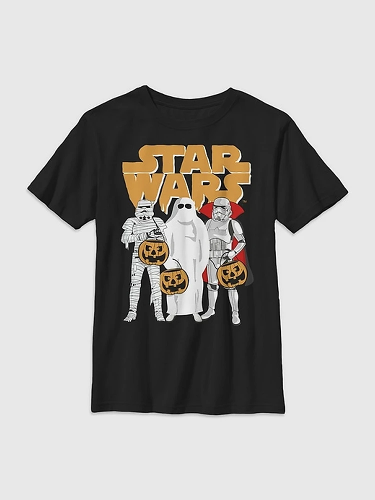 Kids Star Wars Trick or Treat Trooper Graphic Tee