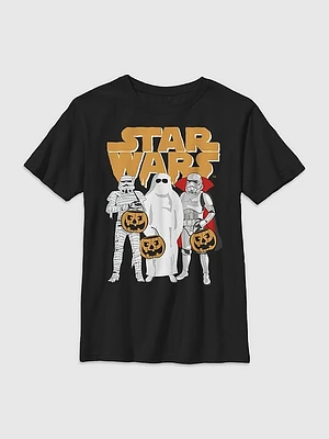 Kids Star Wars Trick or Treat Trooper Graphic Tee