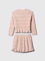 babyGap Ruffle Sweater Skirt Set