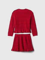 babyGap Ruffle Sweater Skirt Set