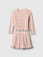 babyGap Ruffle Sweater Skirt Set