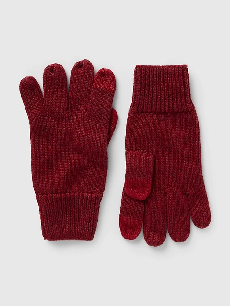 Kids Knit Gloves